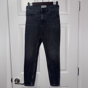 Everlane Washed Black High Rise Jeans